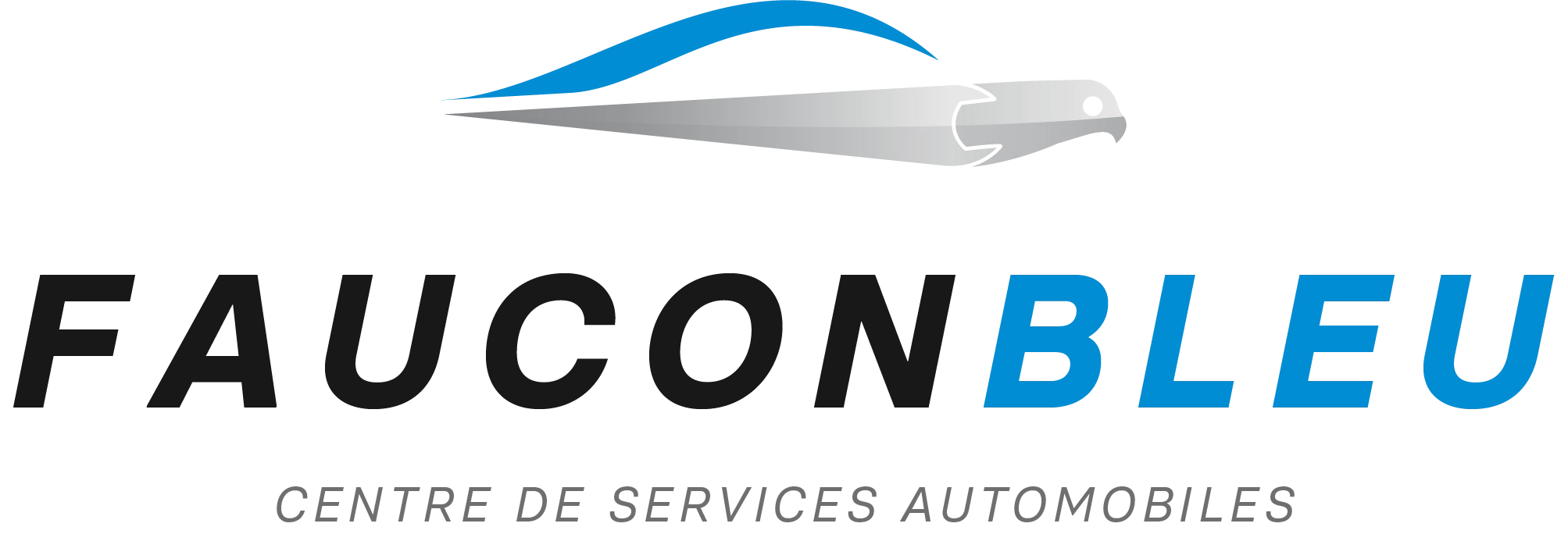 Logo de Faucon Bleu de Centre de Services Automobile​s